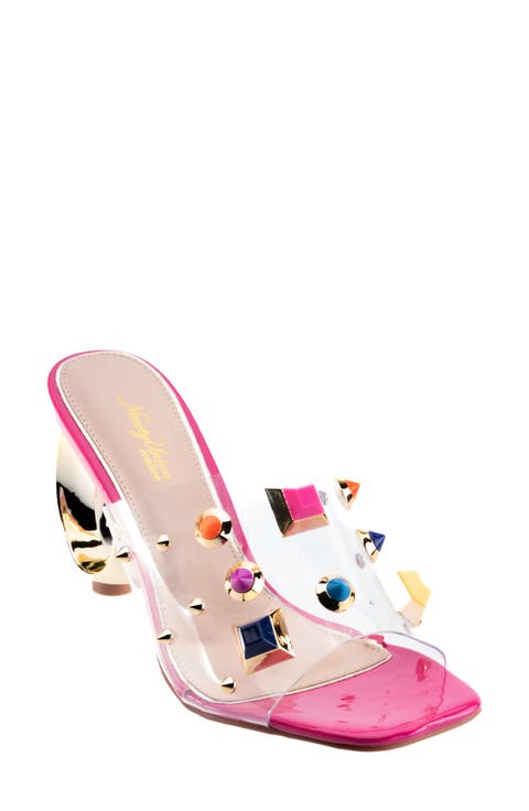 Vegas Studded Slide Sandal (Women)