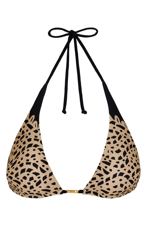 Vix Paula Hermanny Poeme Karen Triangle Bikini Top In Brown