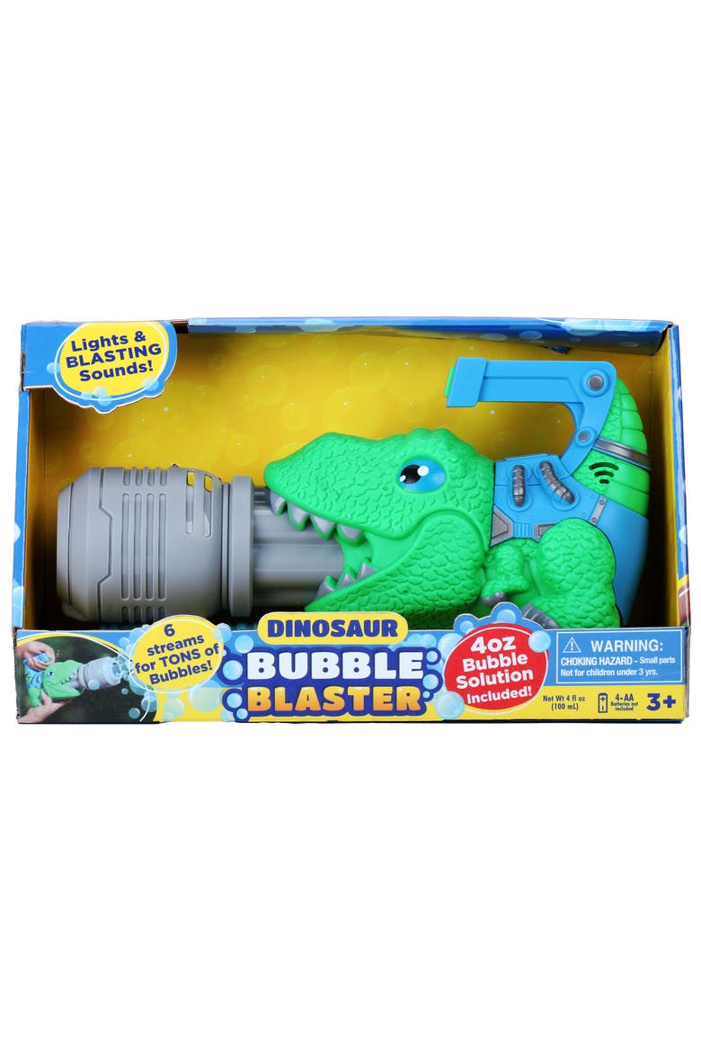 Nonstop Fun Motorized Lights & Sound Dinosaurs Bubble Blaster, Main, color, Multicolored