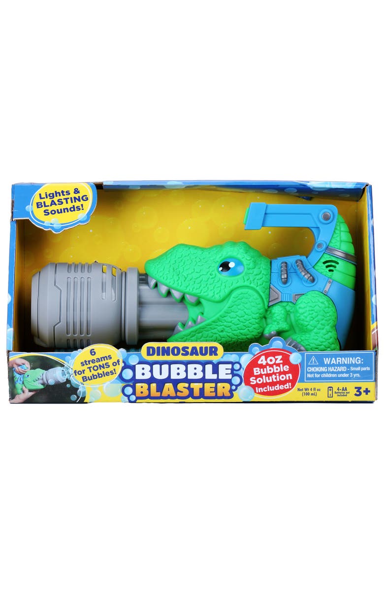 Kid Galaxy Nonstop Fun Motorized Lights & Sound Dinosaurs Bubble Blaster, Main, color, Multicolored
