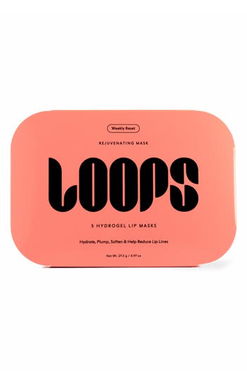 Loops Weekly Reset Rejuvenating Lip Masks In Orange