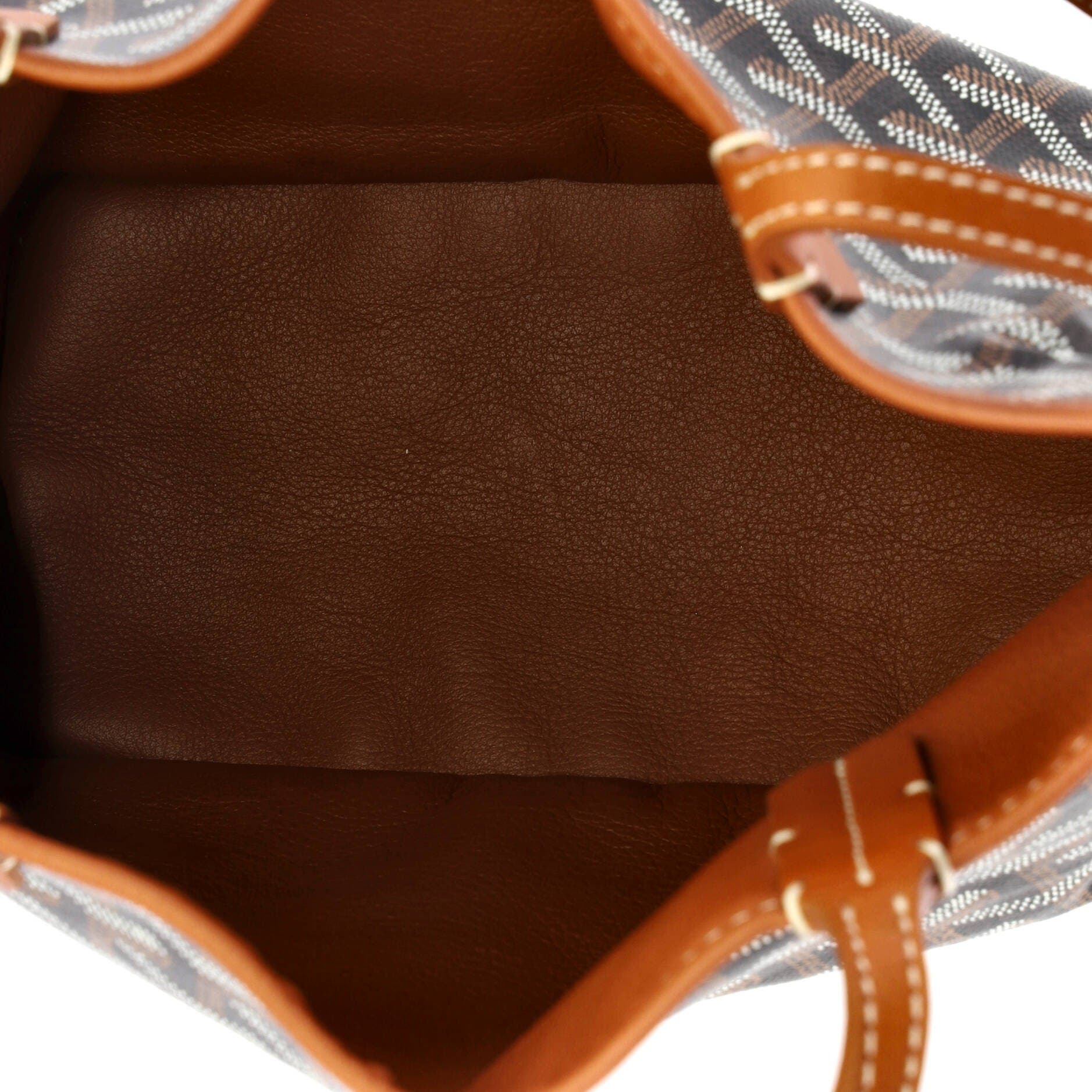 Pre-Owned Goyard Anjou Reversible Tote Coated Canvas Mini, Alternate, color, Brown