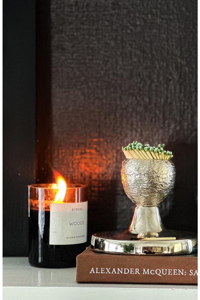 Matchbox Holder, Alternate, color, Antique Silver