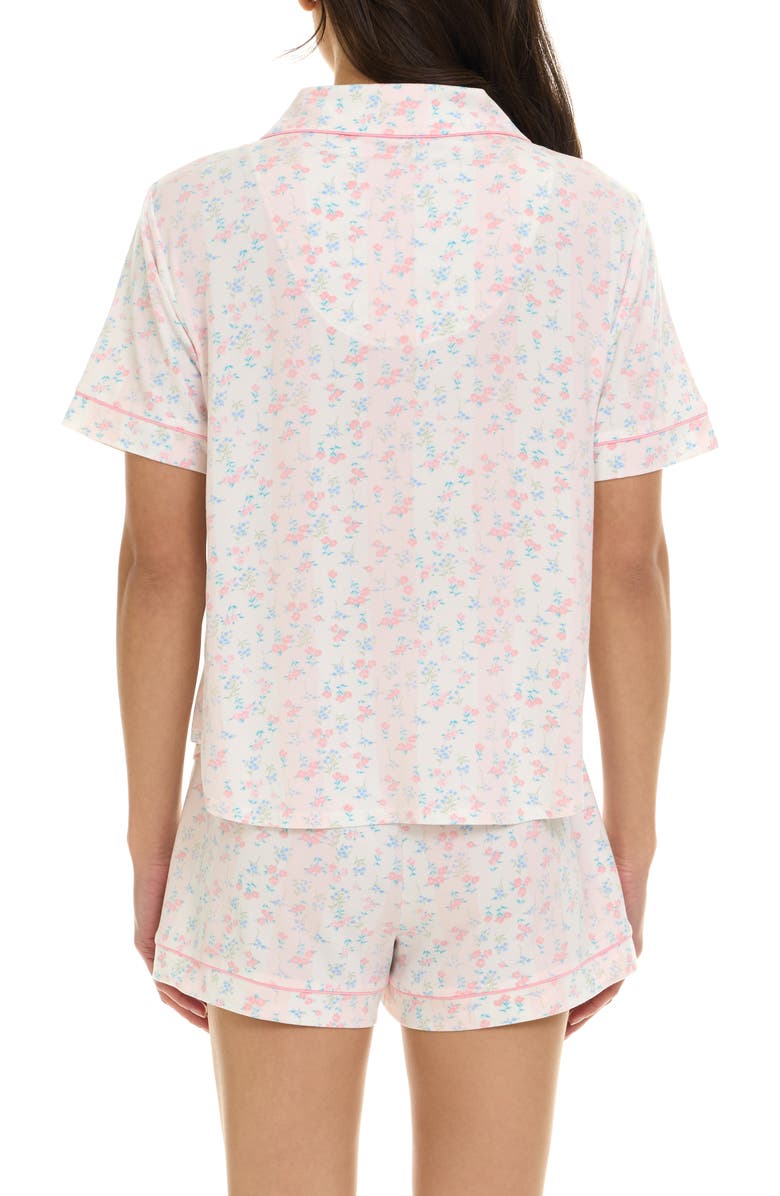 Flora By Flora Nikrooz Gabriella Printed Short Pajamas, Alternate, color, Ivory