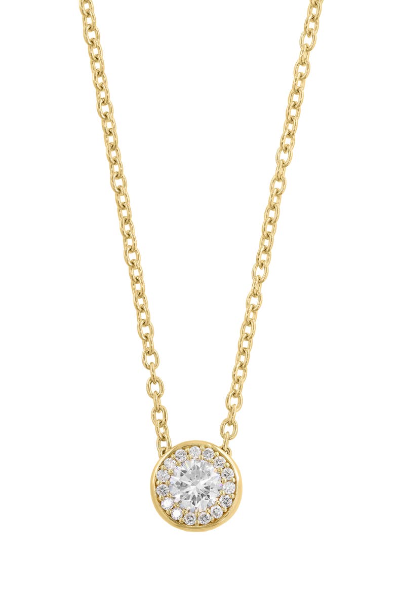 Lab-Grown Diamond Pendant Necklace, Main, color, GOLD