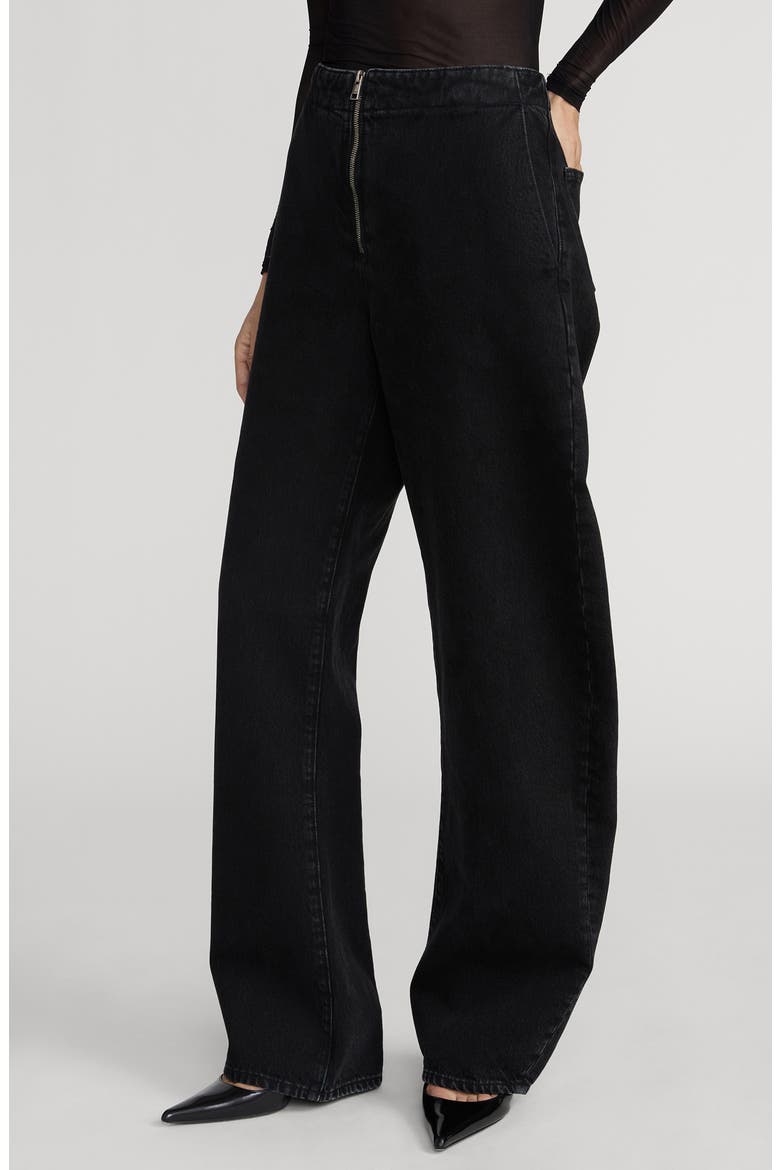 The Zip Straight Leg Jeans, Alternate, color, SUTRO