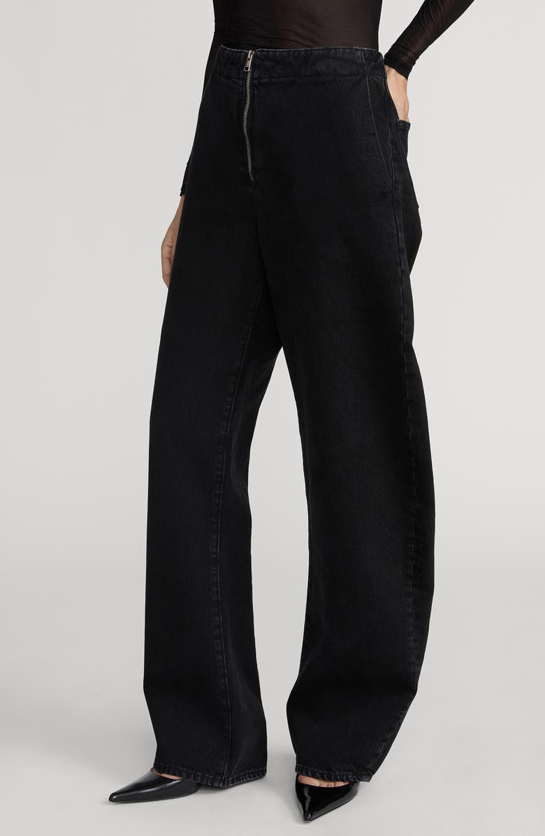 FRAME The Zip Straight Leg Jeans, Alternate, color, Sutro