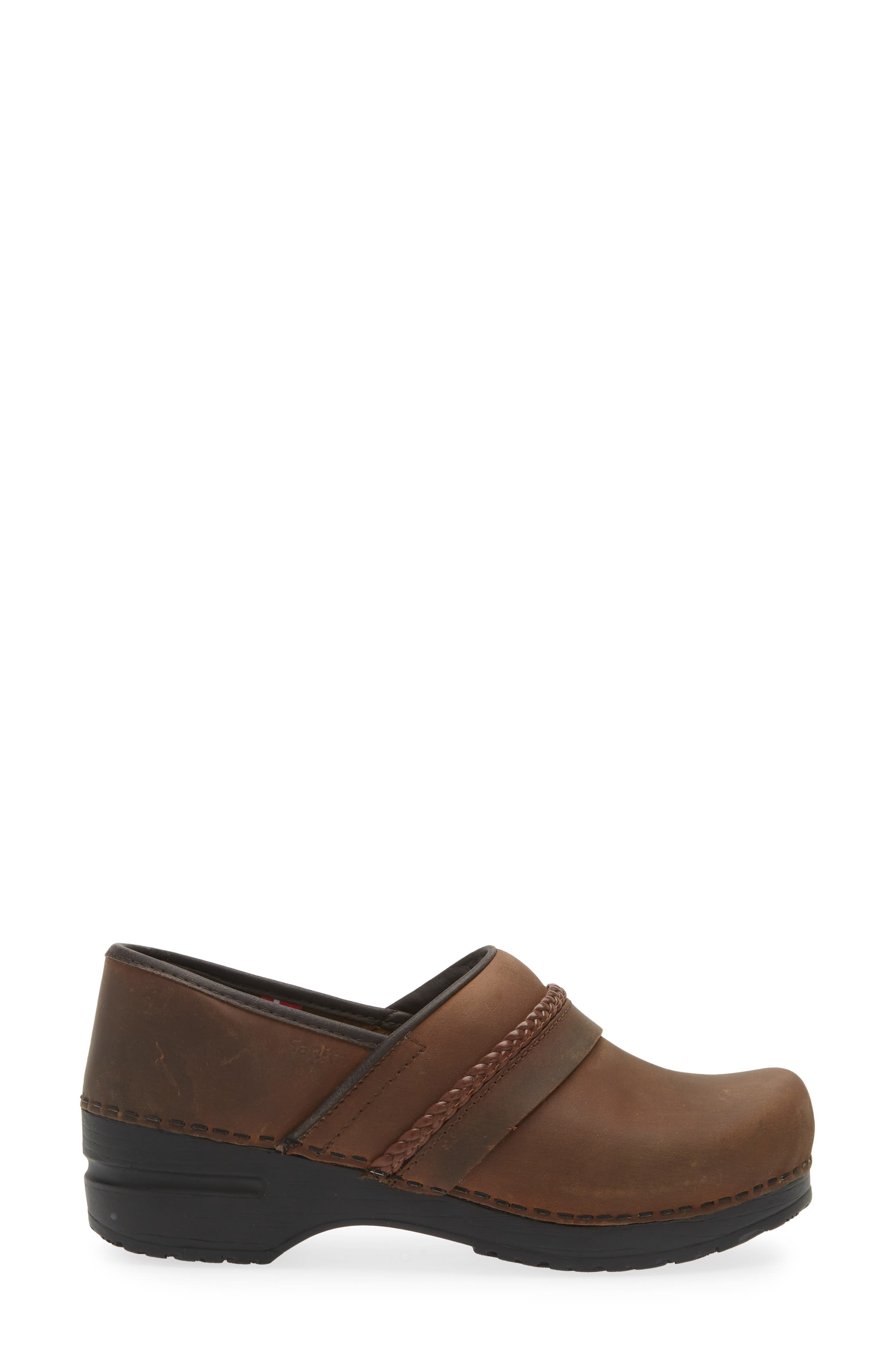Sanita Lorette Clog, Alternate, color, Antique Brown