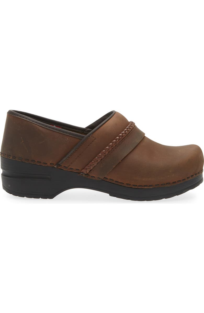 Sanita Lorette Clog, Alternate, color, Antique Brown