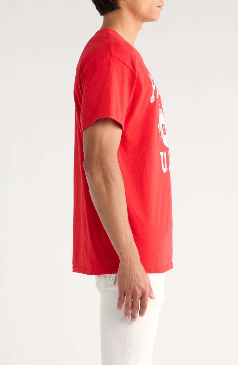 Junk Food Property of USA Cotton Graphic T-Shirt, Alternate, color, Red