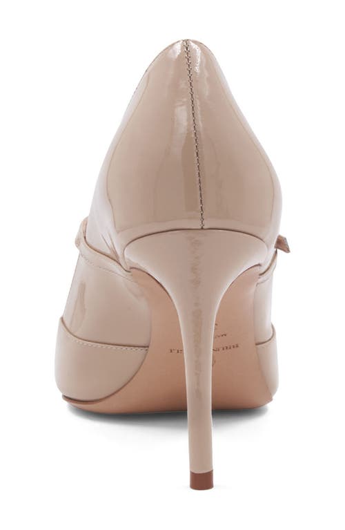 Bruno Magli Prima Mary Jane Pump In Sand Patent