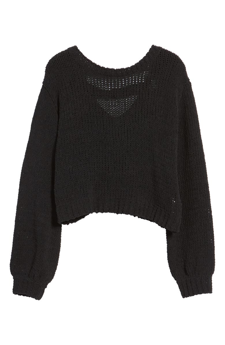 J.O.A. Strappy Sweater, Alternate, color, 
