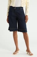JASON WU Pleated Crop Wide Leg Jeans