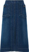 Callas Milano Fernanda Stretch denim skirt