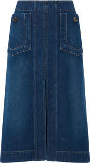 Callas Milano Fernanda Stretch denim skirt
