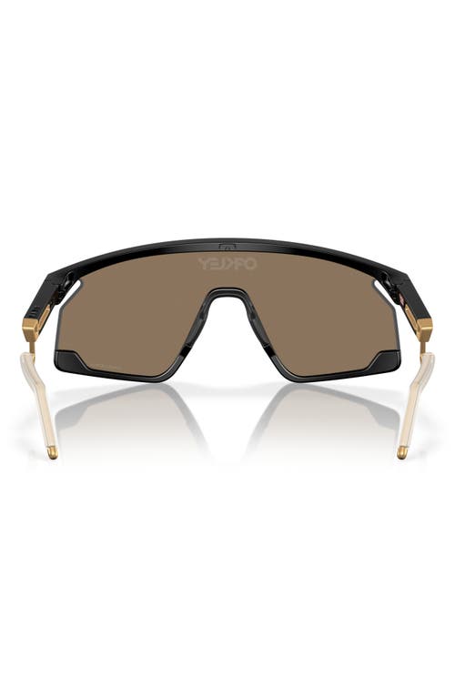 Oakley Bxtr 39mm Polarized Rectangular Sunglasses In Matte Black