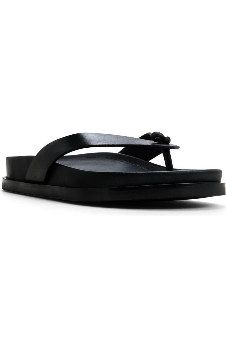 G.H.BASS Wynn Platform Flip Flop, Main, color, Black