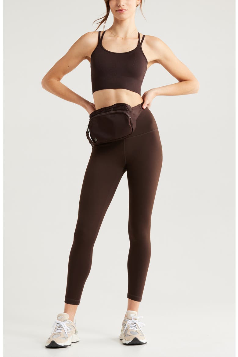 Live In High Waist 7/8 Leggings, Alternate, color, BROWN MOLE