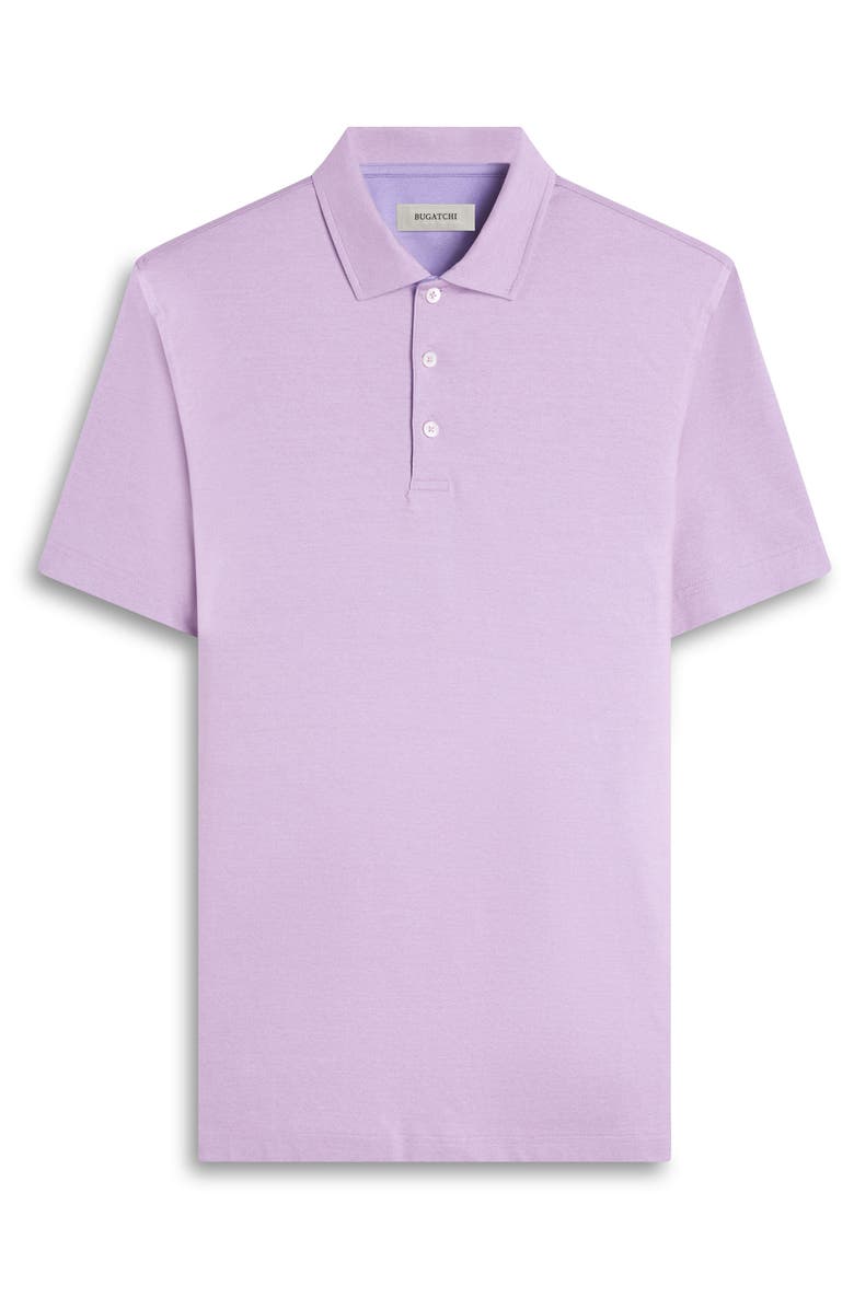 Bugatchi Vincent OoohCotton<sup>®</sup> Double Knit Solid Polo, Alternate, color, Dusty Pink