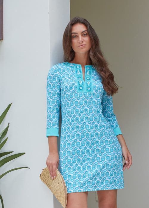 Cabana Life Tunic Dress In Blue