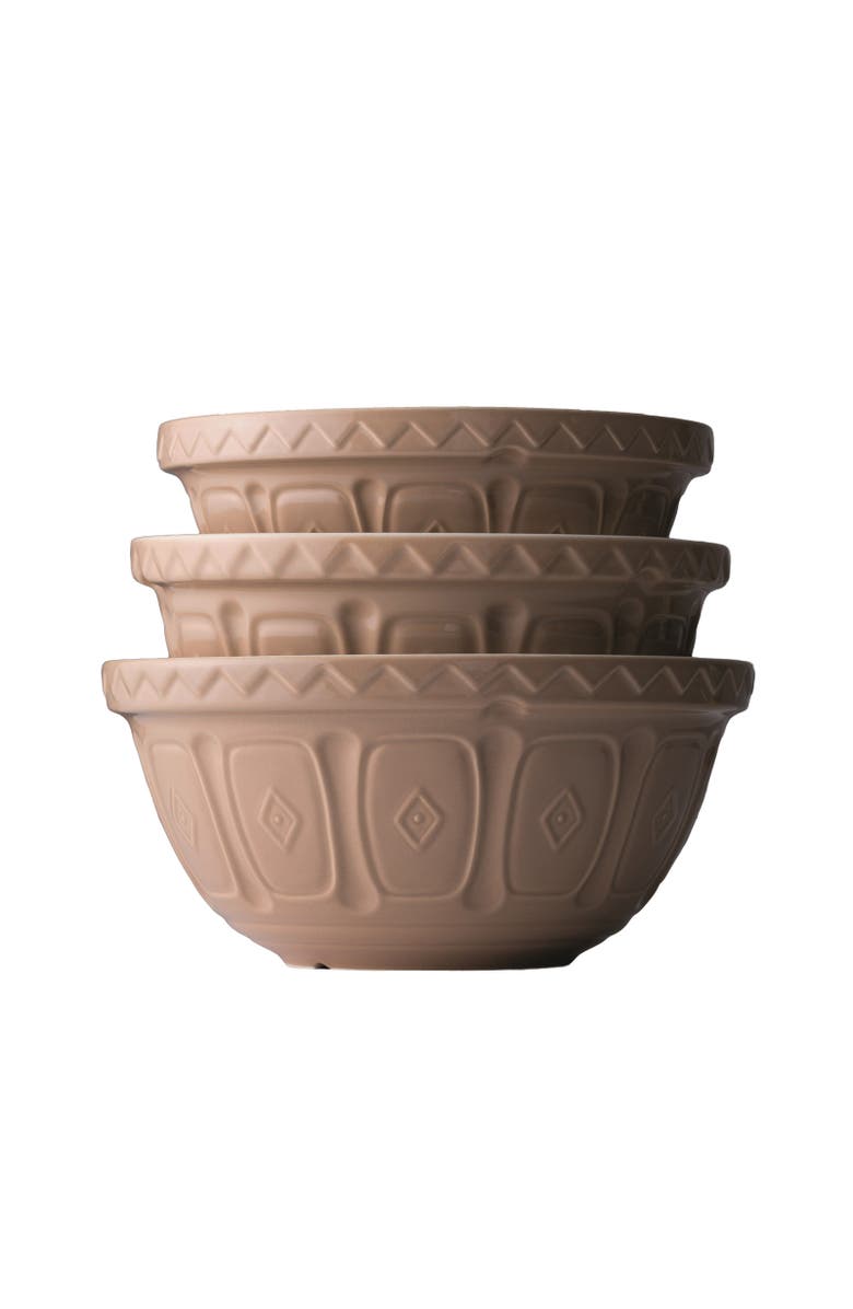 MASON CASH Cane Collection Size Mixing Bowl 3 Piece Set, Main, color, Beige