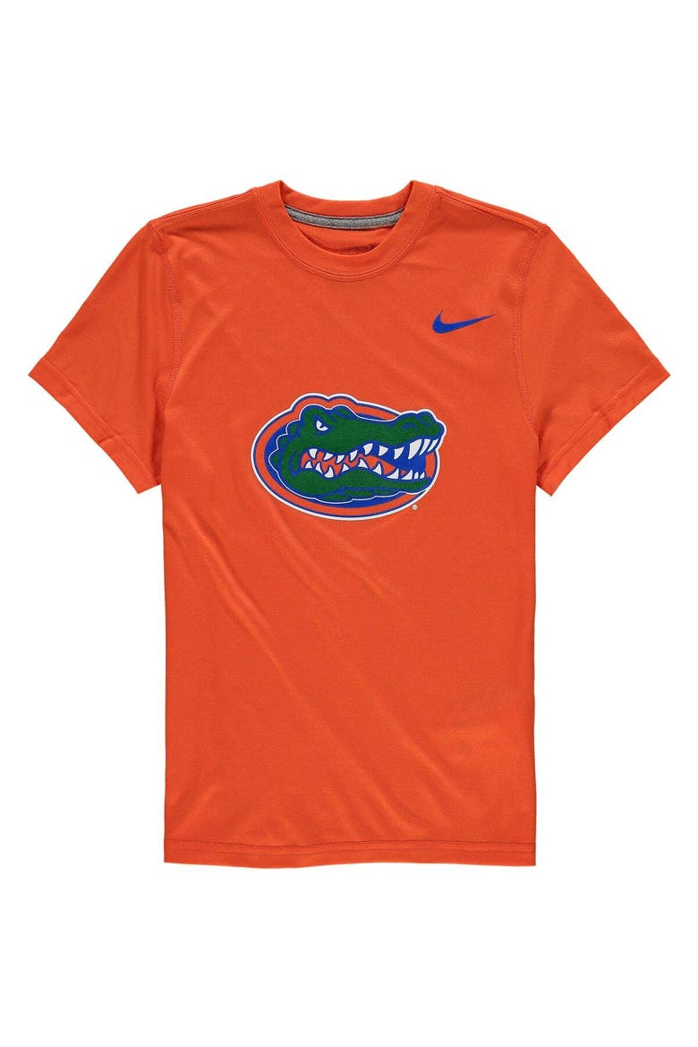 Youth Nike Orange Florida Gators Logo Legend Performance T-Shirt, Alternate, color, ORANGE