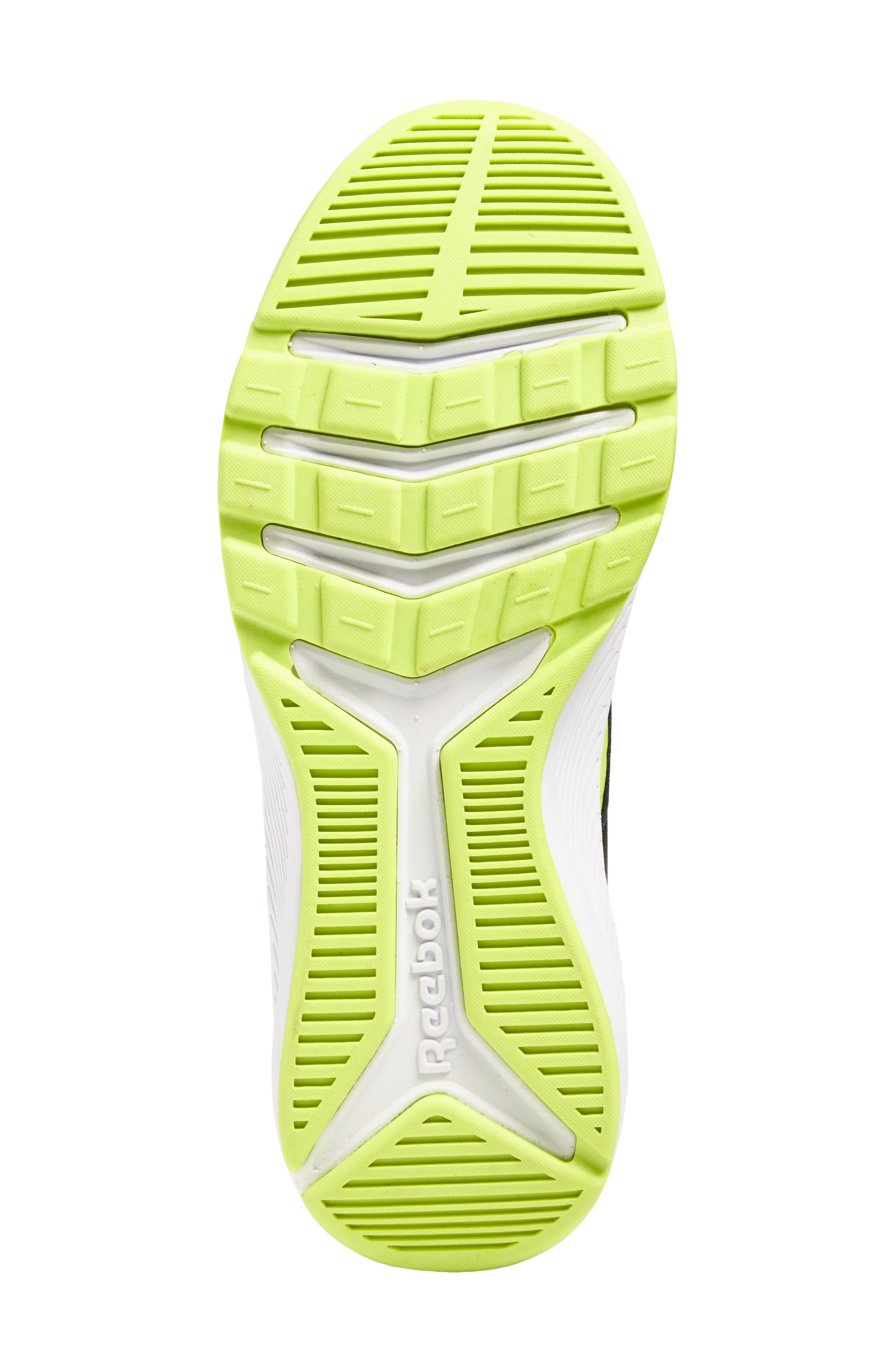 Reebok Kids' XT Sprinter Slip On Sneaker, Alternate, color, Black/ Digitallime/ White