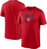 Nike Men's Nike Red Washington Nationals Home Plate Icon Legend Performance T-Shirt