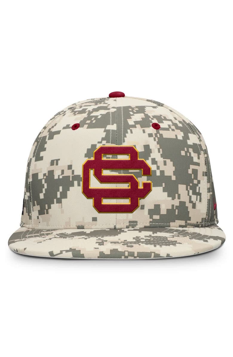 Nike Men's Nike Digital Camo USC Trojans 2025 Dugout True Performance Fitted Hat, Alternate, color, Camo