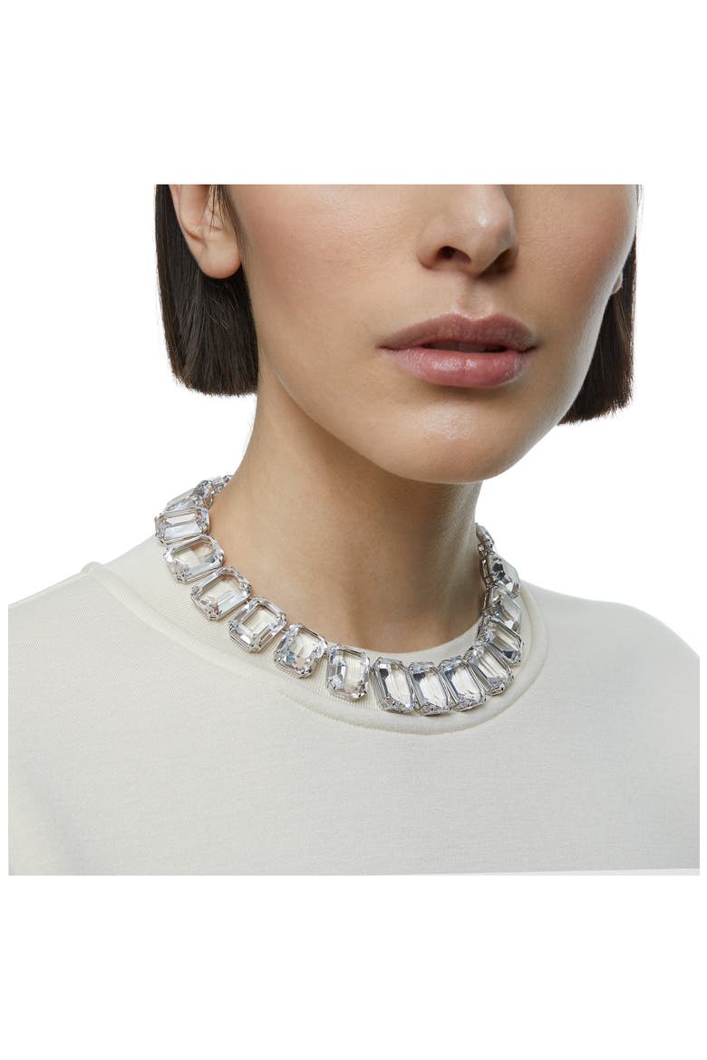 Millenia Crystal Collar Necklace, Alternate, color, CRYSTAL