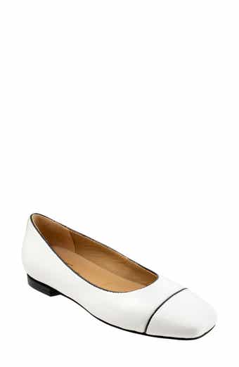 Trotters Harbor Cap Toe Flat