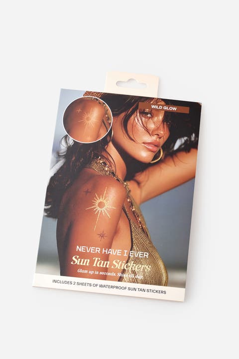 Wild Glow Sun Tan Stickers