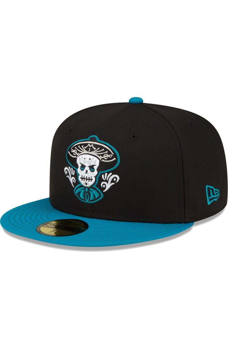 New Era Men's New Era Black Albuquerque Isotopes Copa De La Diversion 59FIFTY Fitted Hat, Main, color, Black