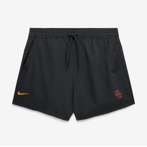 Men's Nike Black USC Trojans Primary Logo Form Shorts
