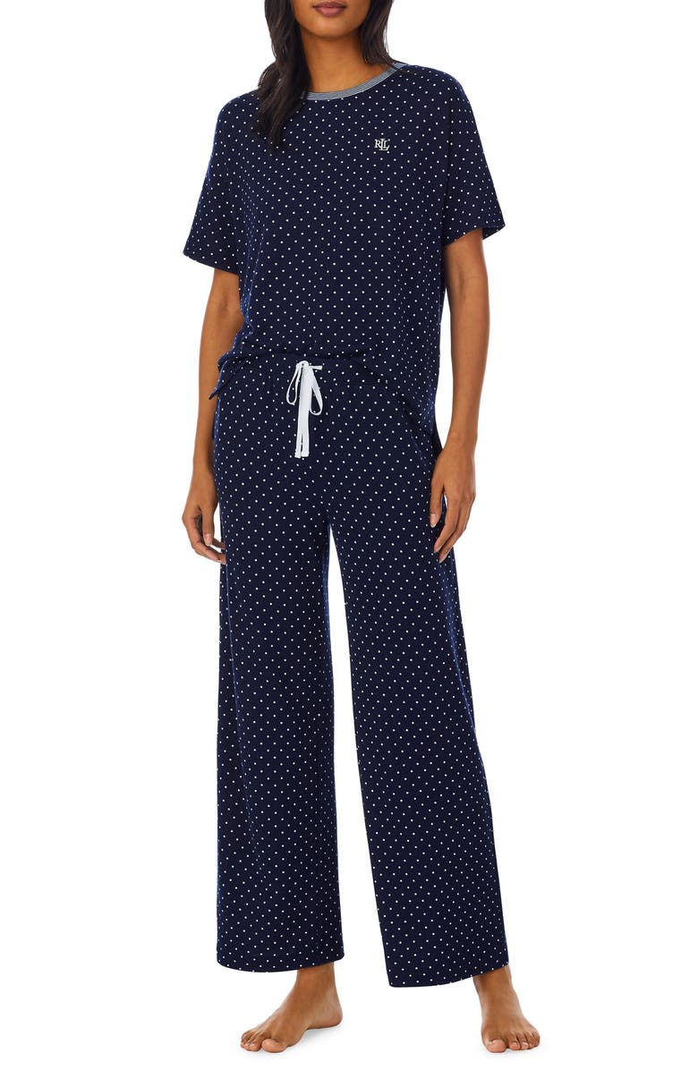 Lauren Ralph Lauren Short Sleeve Pajamas, Main, color,