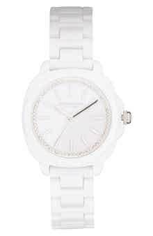 Kitt Crystal Bezel Bracelet Watch, 34mm