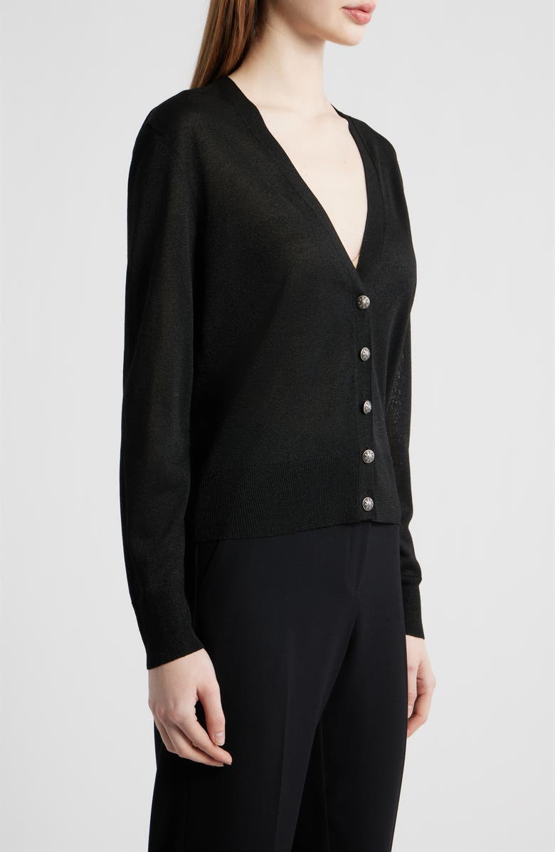 KOBI HALPERIN Jenna Cardigan, Alternate, color, Black