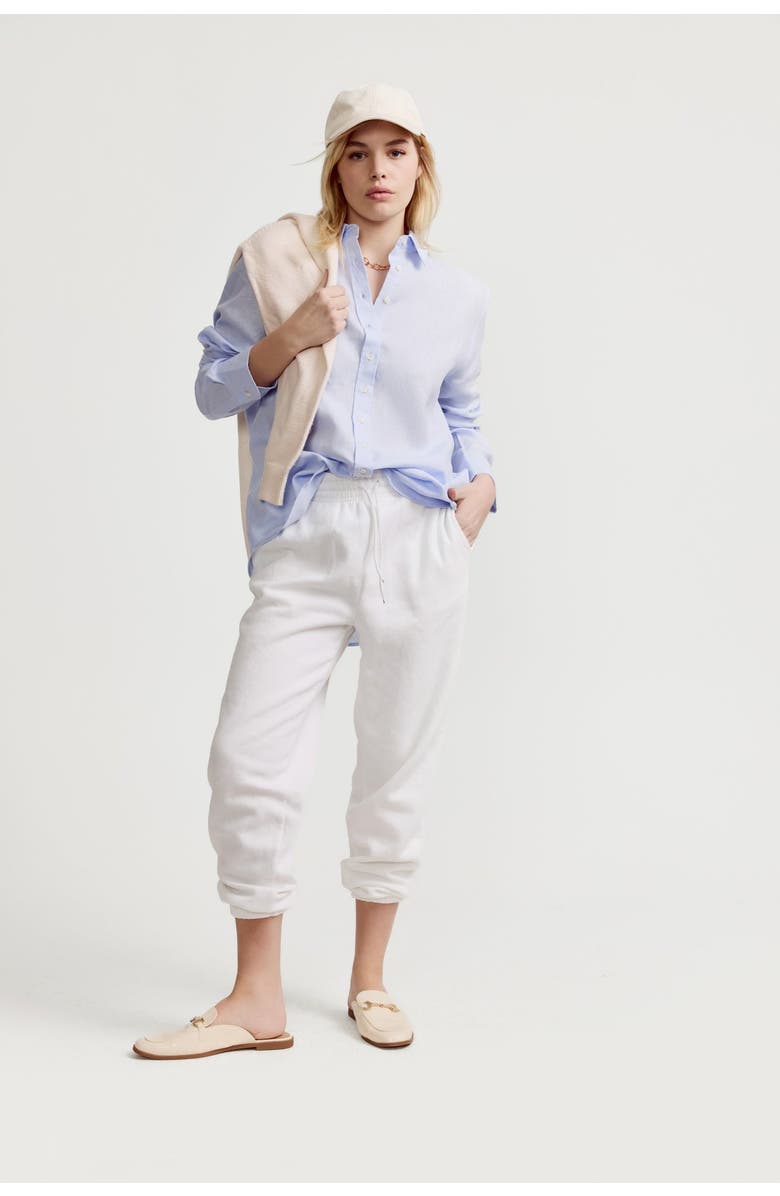 The Shirt by Rochelle Behrens The Washed Linen Shirt, Alternate, color, Light Blue