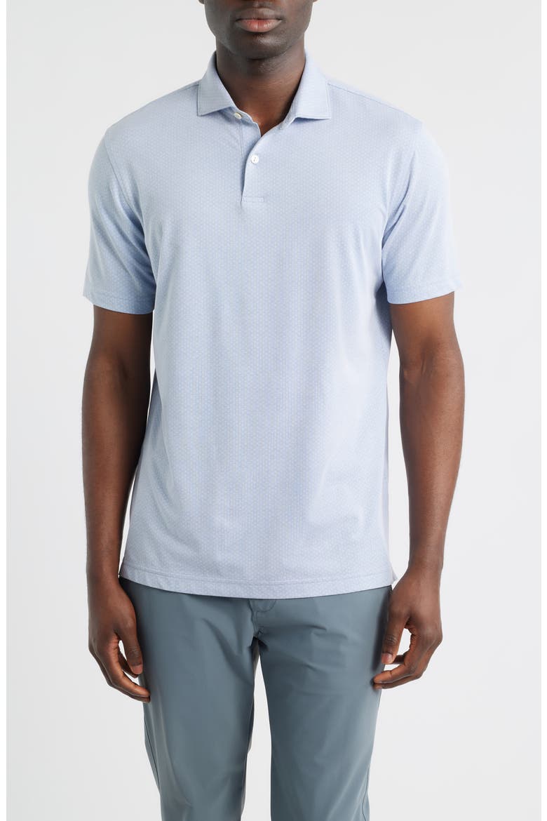 Crown Crafted Albatross Pima Cotton Blend Polo, Main, color, DUSK BLUE