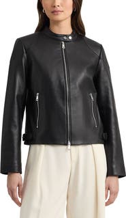 Lauren Ralph Lauren Lambskin Leather Jacket