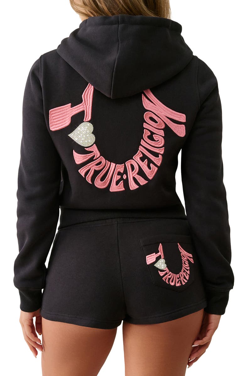 True Religion Classic Zip Hoodie, Alternate, color,