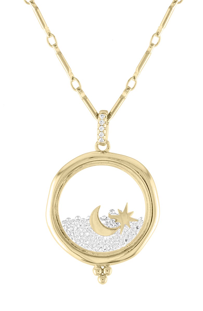 lulu dk x Kristina Schulman Universe Shaker Pendant Necklace, Main, color,