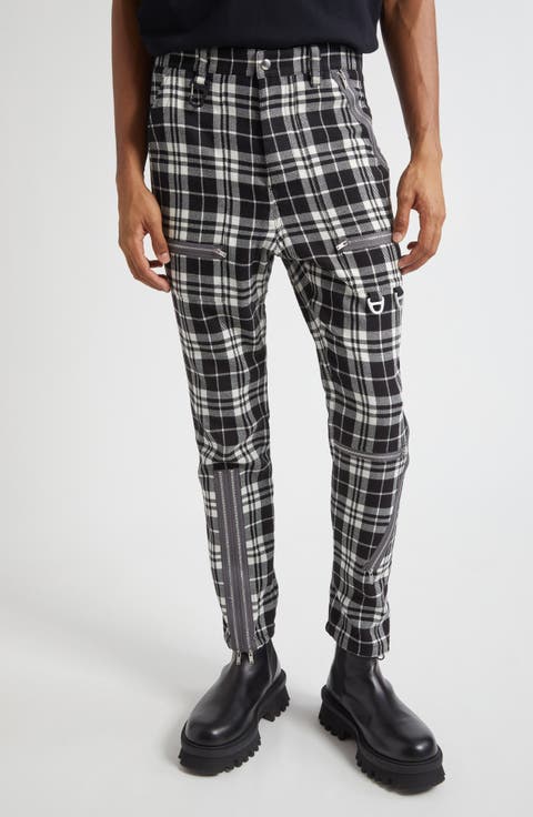 Plaid Cargo Pants