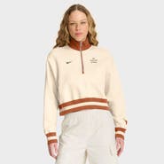 Nike Women's Nike Tan Texas Longhorns Legacy Half-Zip Sweatshirt