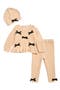 Bow Sweater, Leggings & Hat Set