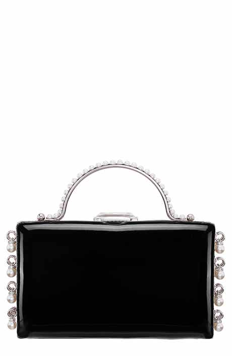 Nina Faux Pearl Dangle Minaudiere