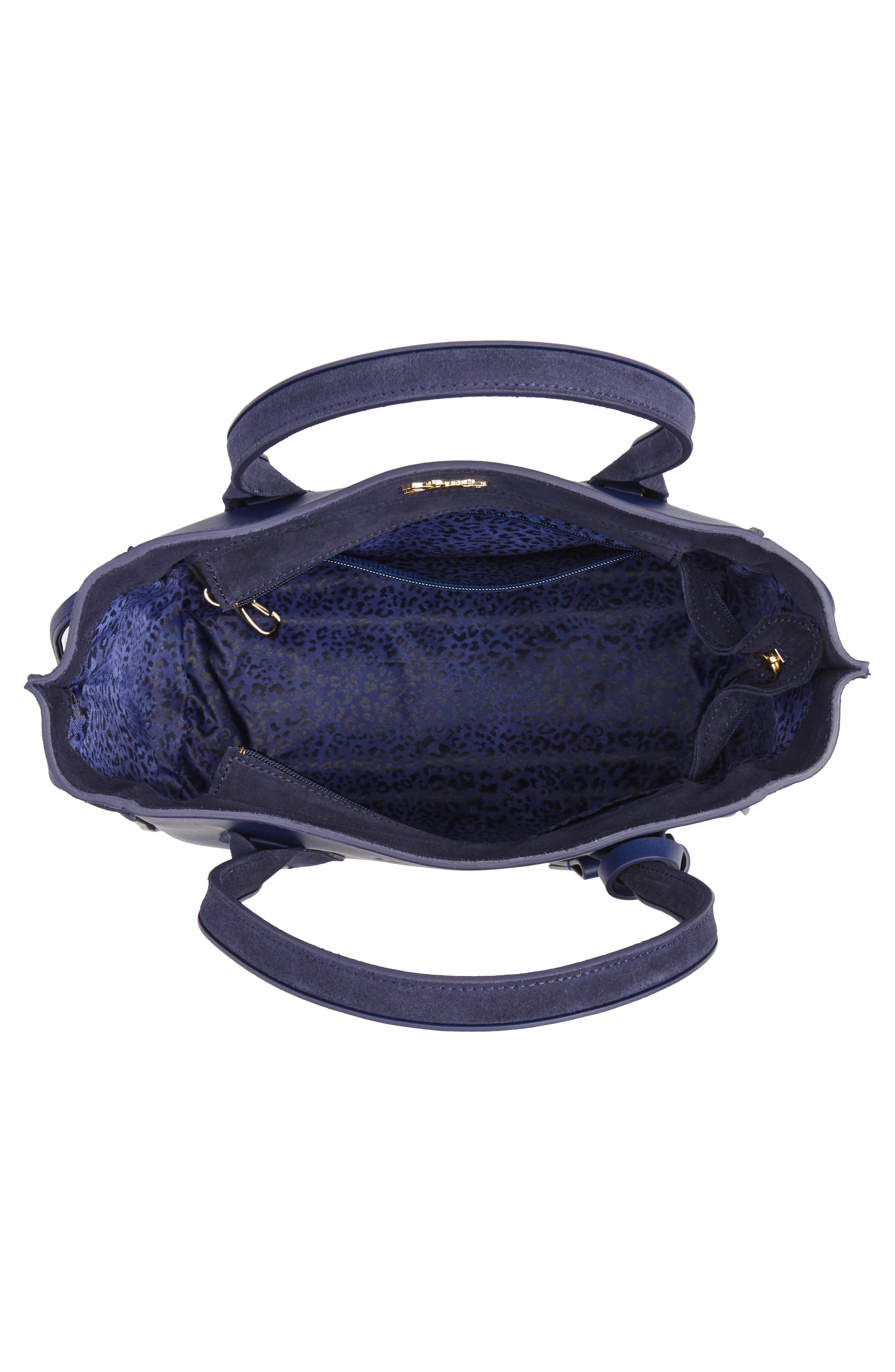 Longchamp 'Small Penelope Fantasie' Leather Tote, Alternate, color, Blue