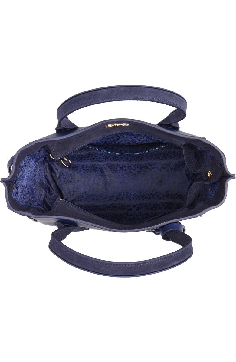 Longchamp 'Small Penelope Fantasie' Leather Tote, Alternate, color, Blue