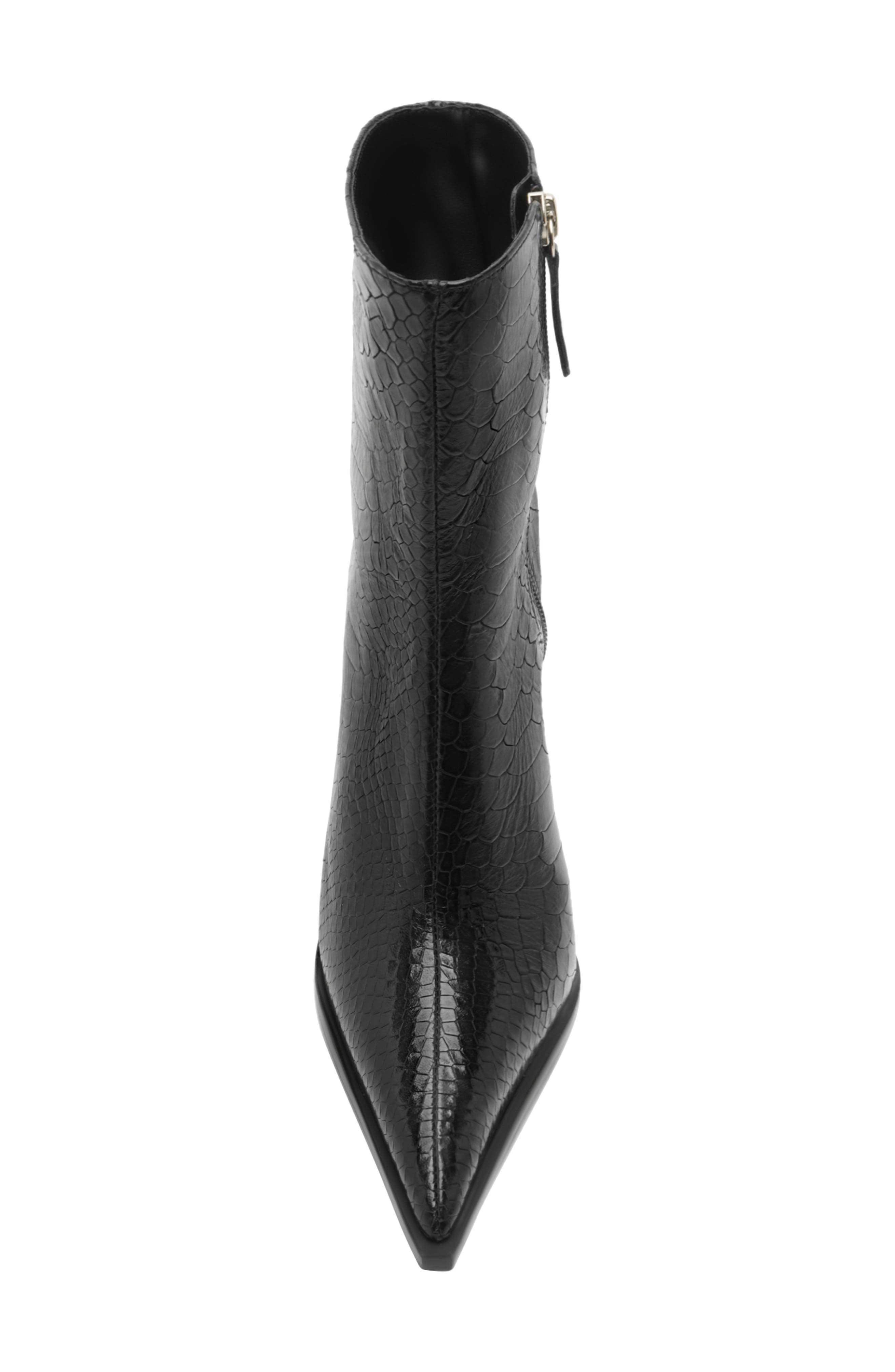 Schutz Mary Stiletto Boot, Alternate, color, Black