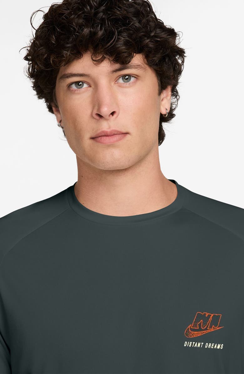 Nike Stride Dri-FIT ADV Running Graphic T-Shirt, Alternate, color, Black Spruce